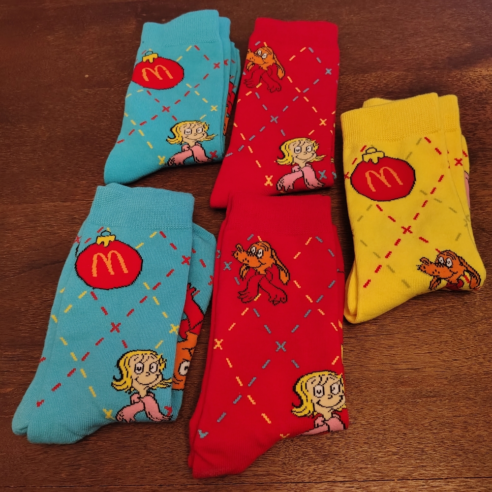 Colorful Cartoon Character Socks Set - Picture 8 of 15